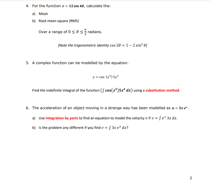 a) Mean b) Root mean square (RMS) Over a range of 0