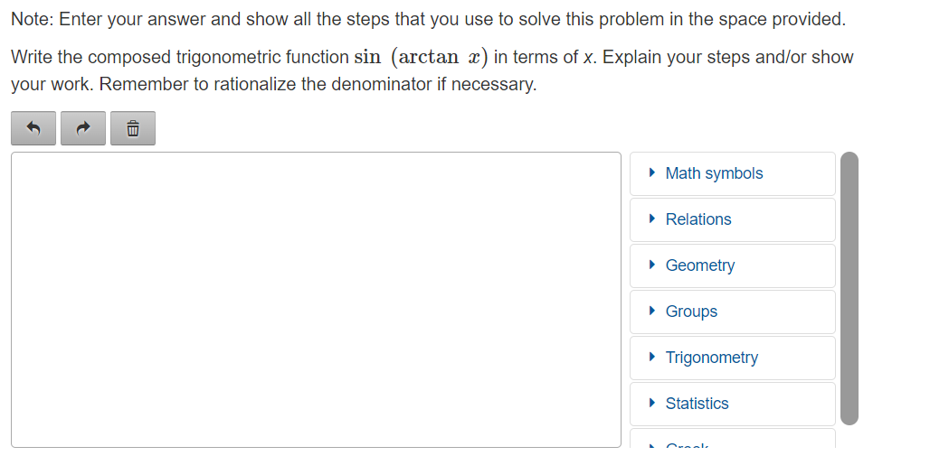 use to solve this problem in the space provided. Verify the identity: