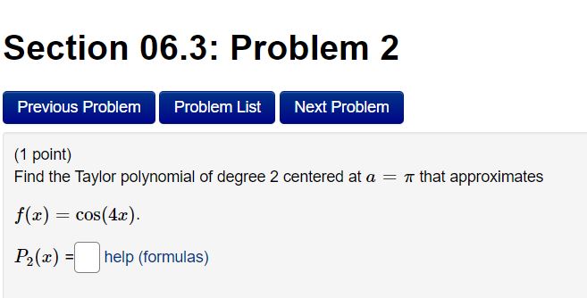 degree 2 centered at a = 11- that approximates f($) = ($501122)