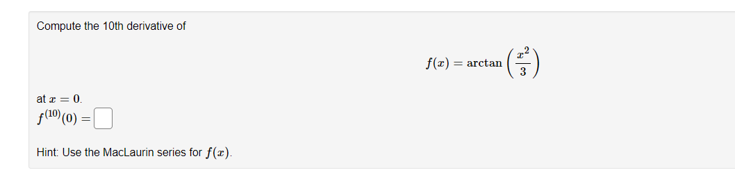 - 1+ 1524 Limit = Hint: Use the power series expansion of