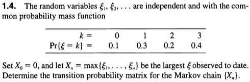 0.3 0.3 0.4 Determine the conditional probabilities Pr(X, = 1, X, =