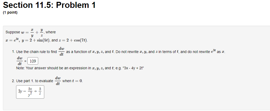 t; e.g. "3x - 4y + 2t" dw 2. Use part 1.