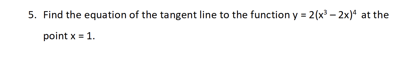 x 13. Using the first principals definition of the derivative, determine the