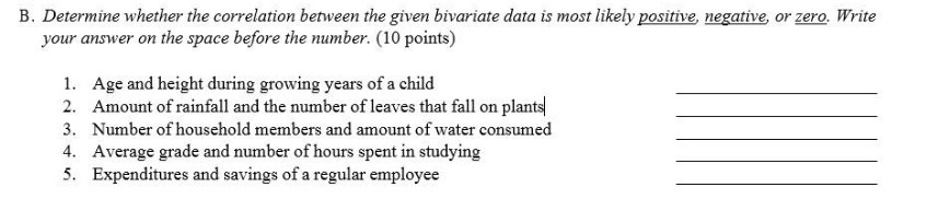 B. Determine whether the correlation between the given bivariate data is