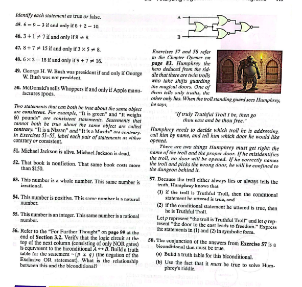 45. 6 - 0 - 3 if and only if 0 +