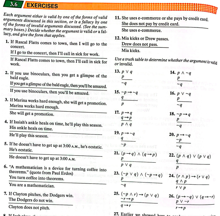 if 3 x 5 # 8. Exercises 57 and 58 refer to