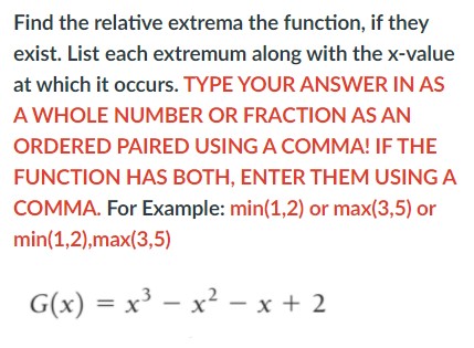 IN AS A WHOLE NUMBER OR FRACTION AS AN ORDERED PAIRED USING