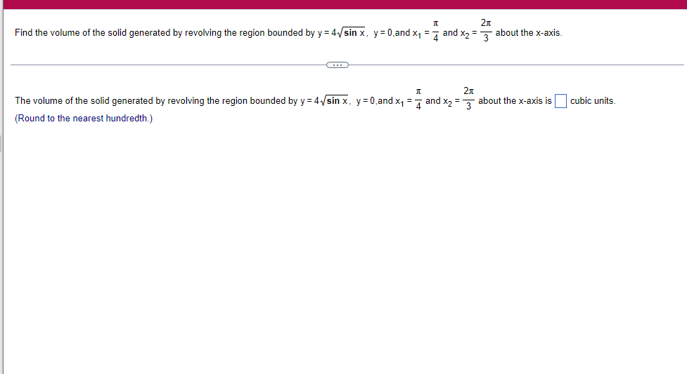 perpendicular to the xaxis at x = 2 and x = 2.