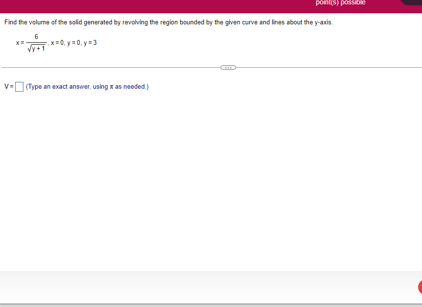 =x2. below by the xaxis, and on the right by the line