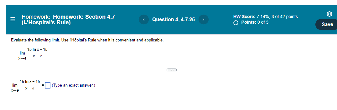 - 9Homework: Homework: Section 4.7