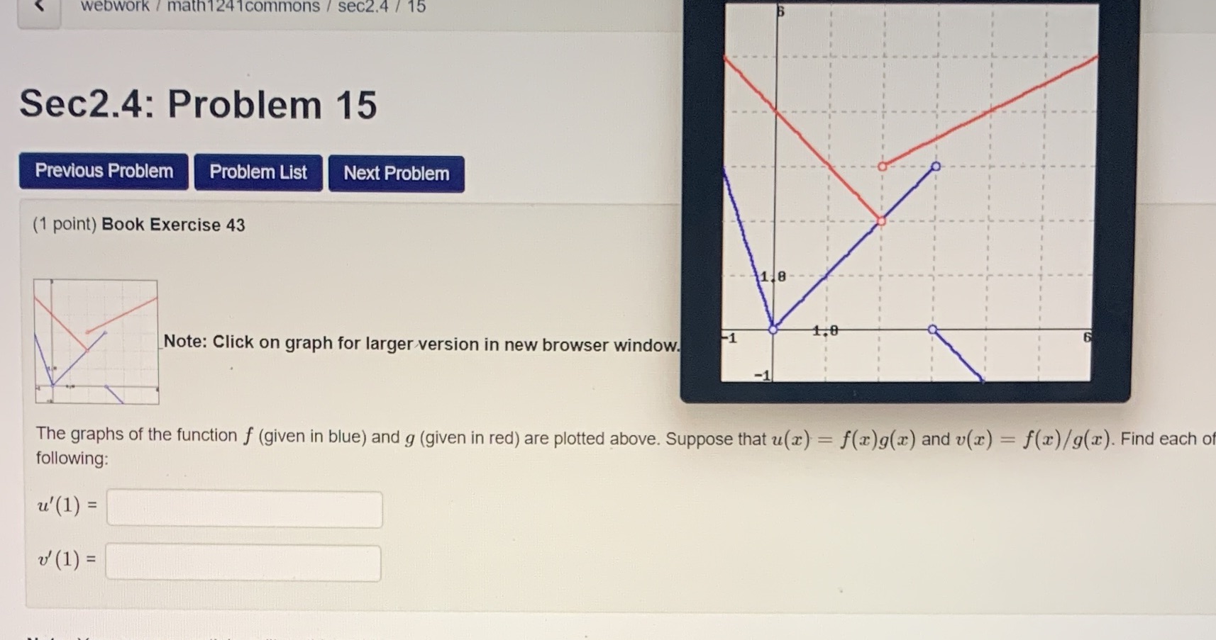  webwork / math 1241commons / sec2.4 / 15 Sec2.4: Problem 15
