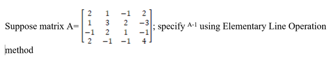  N L N 3 2 -3 ; specify A- using Elementary