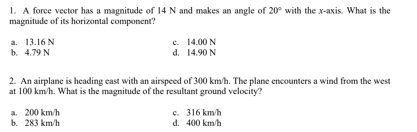 Do not show work just give answer. Finish quick please: 1. A