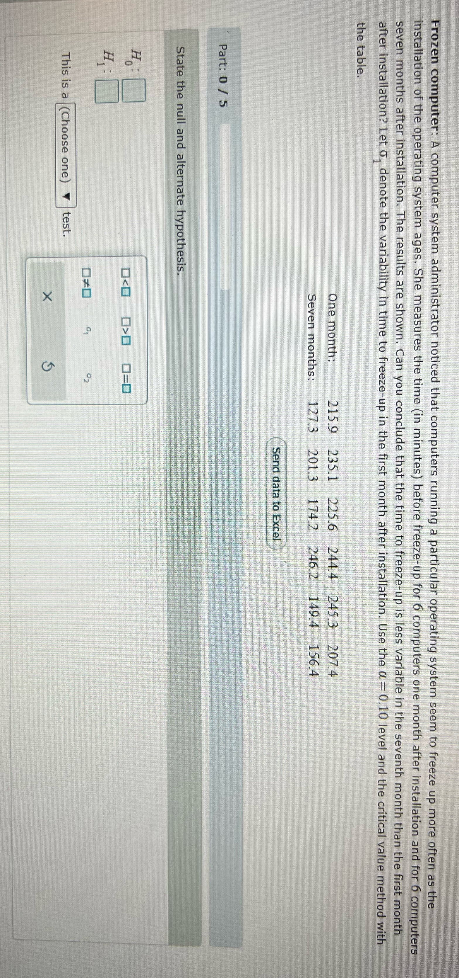Need some guidance please Frozen computer: A computer system administrator noticed that