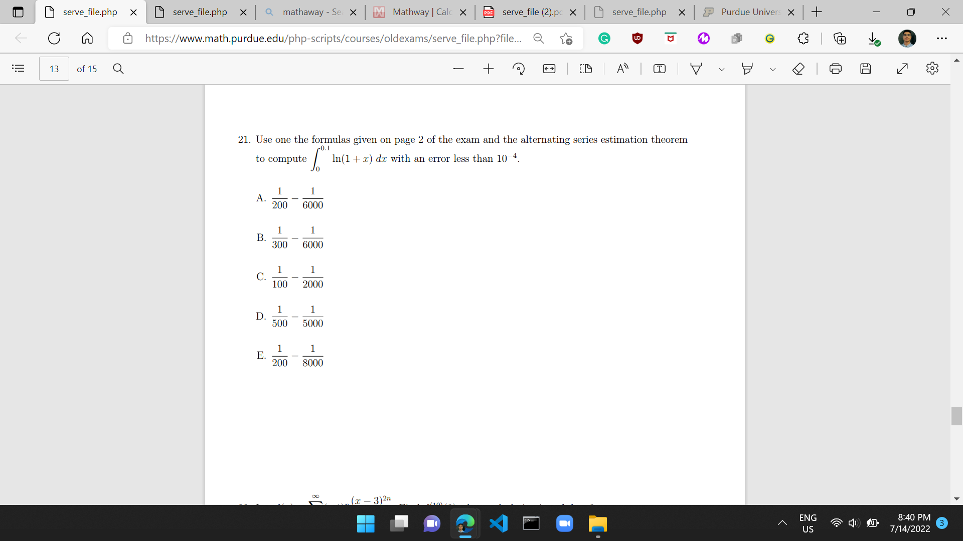 Calc X DD) serve_file (2).pc x serve_file.php X P Purdue Univers X
