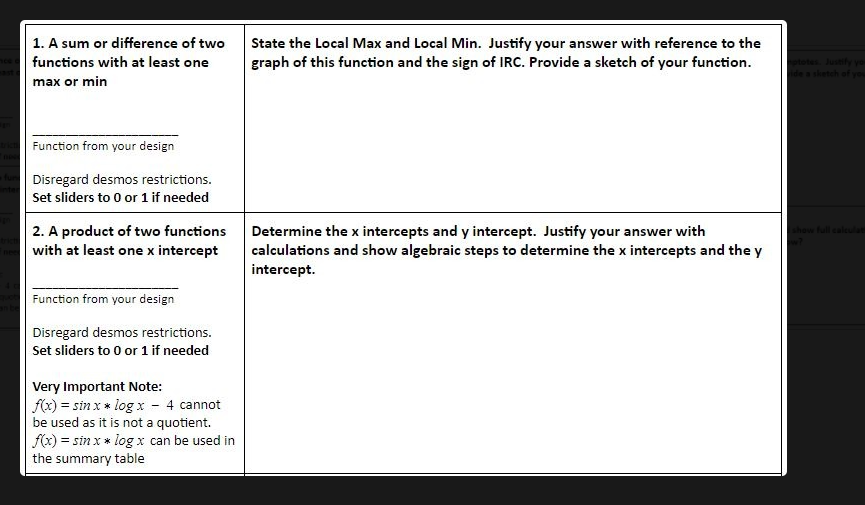 Disregard desrnos restrictions. Set sliders to D or 1 if needed Very