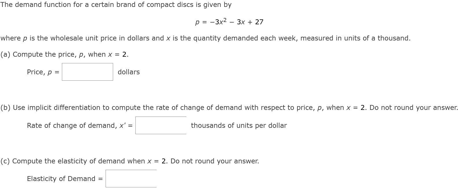 Please provide a thorough step by step solution. I am lost and