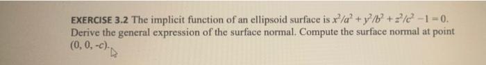 +y /b' +2 / -1=0. Derive the general expression of the surface