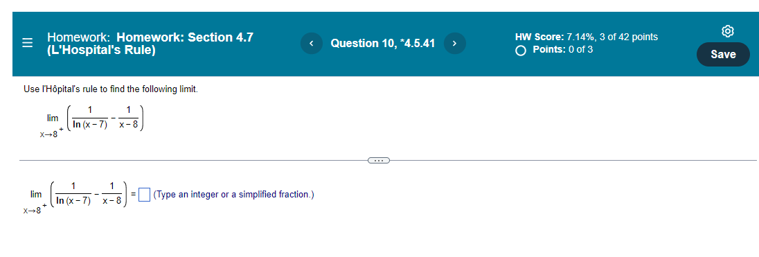 does not help with the following limit. The expression keeps on cycling.