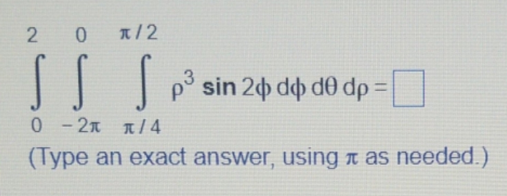 Q11, Please answer the pictured question 2 0 1 /2 psin 20