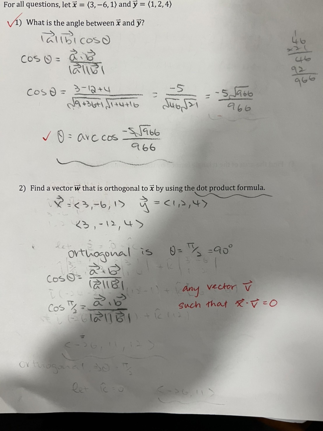 3). Find: a. za - 2b 2 Q = , 2b =