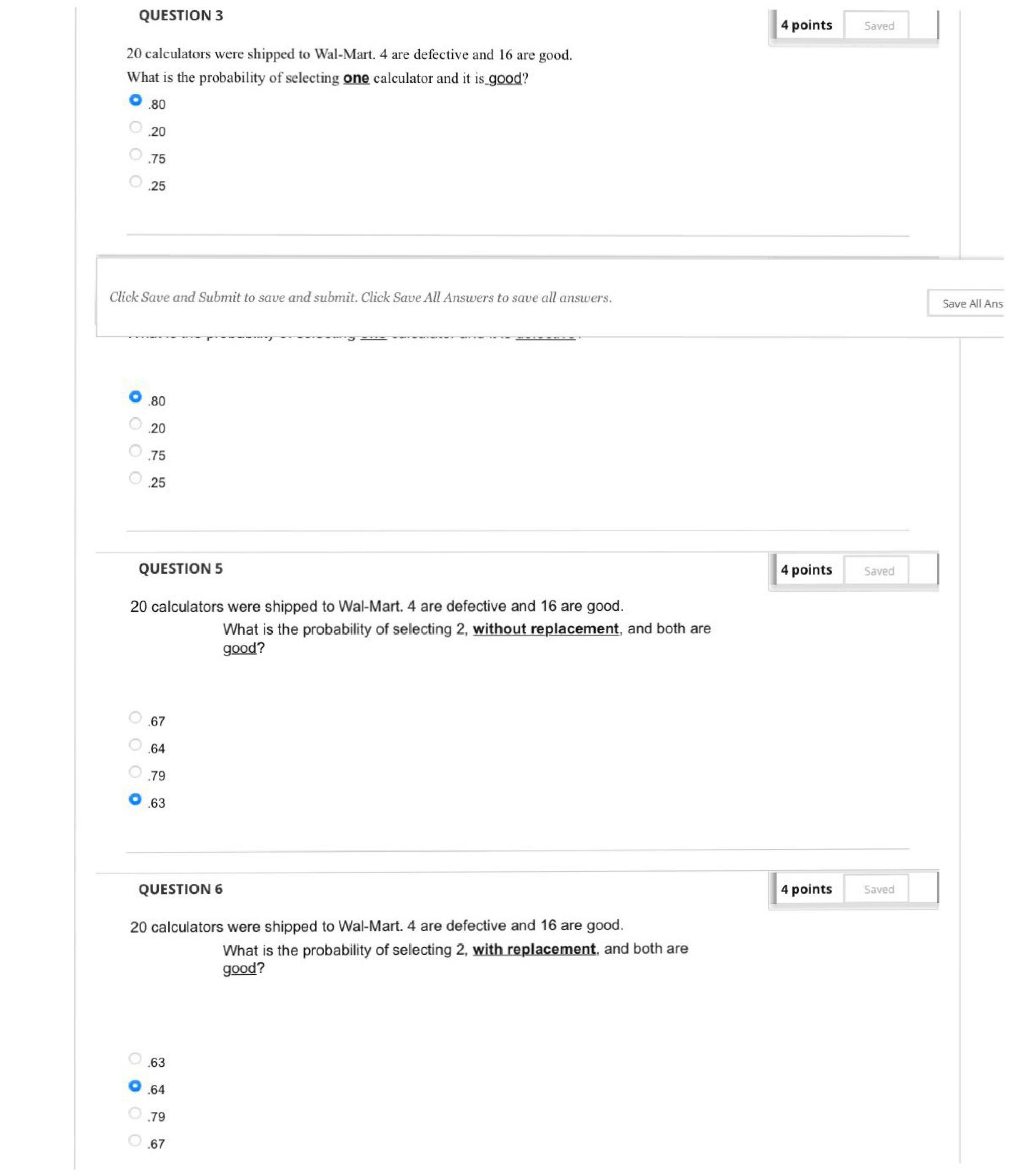 AAABBCD be arranged? 1680 420 15120 45360 4 points Saved QUESTION 2