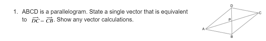 equivalent G to i Er}. Show any vector calculations. I? A
