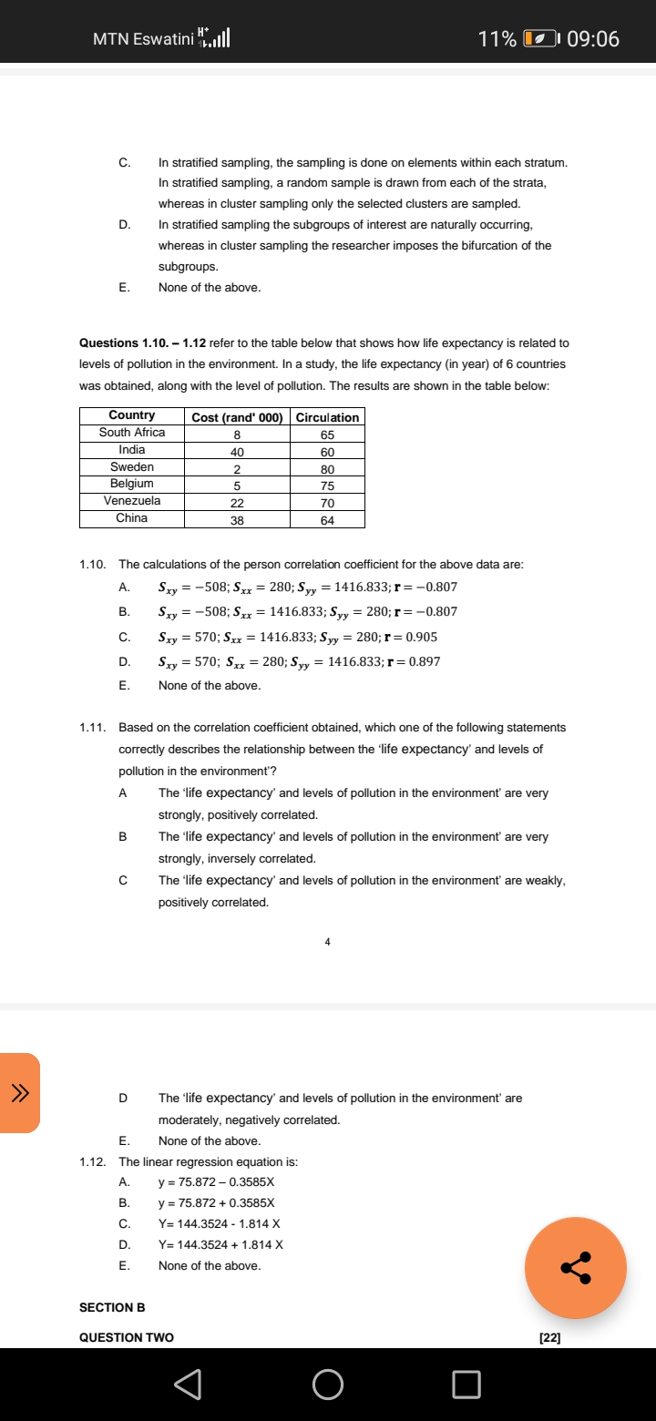 The range is larger than the interquartile rage C. The mean is