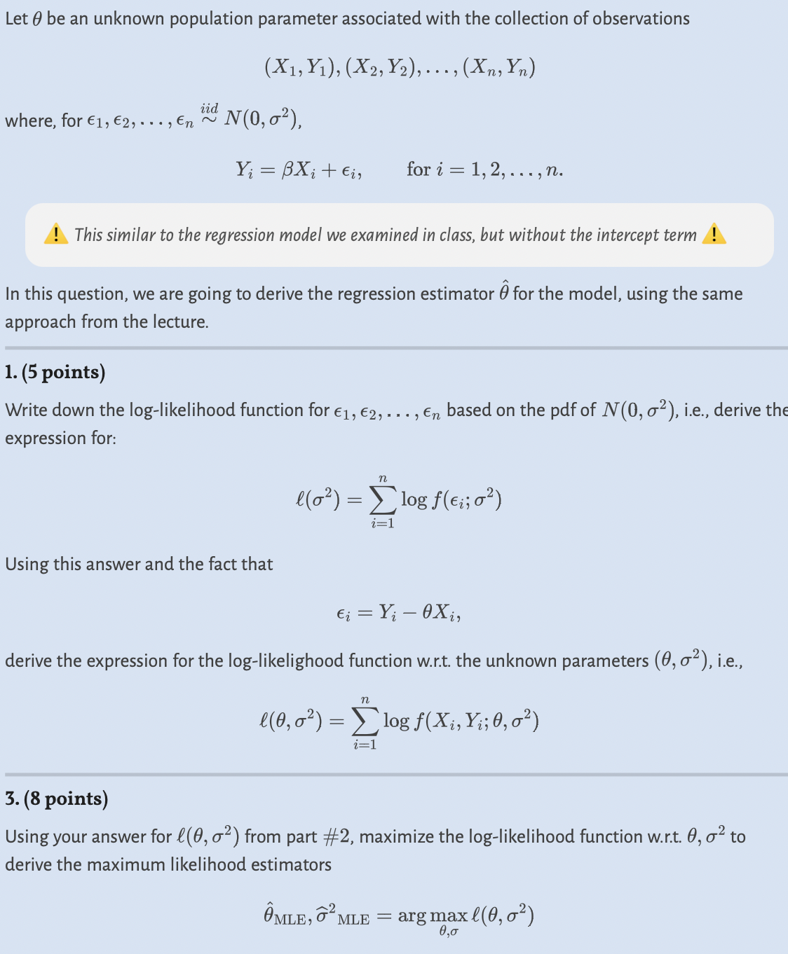  Let 0 be an unknown population parameter associated with the collection