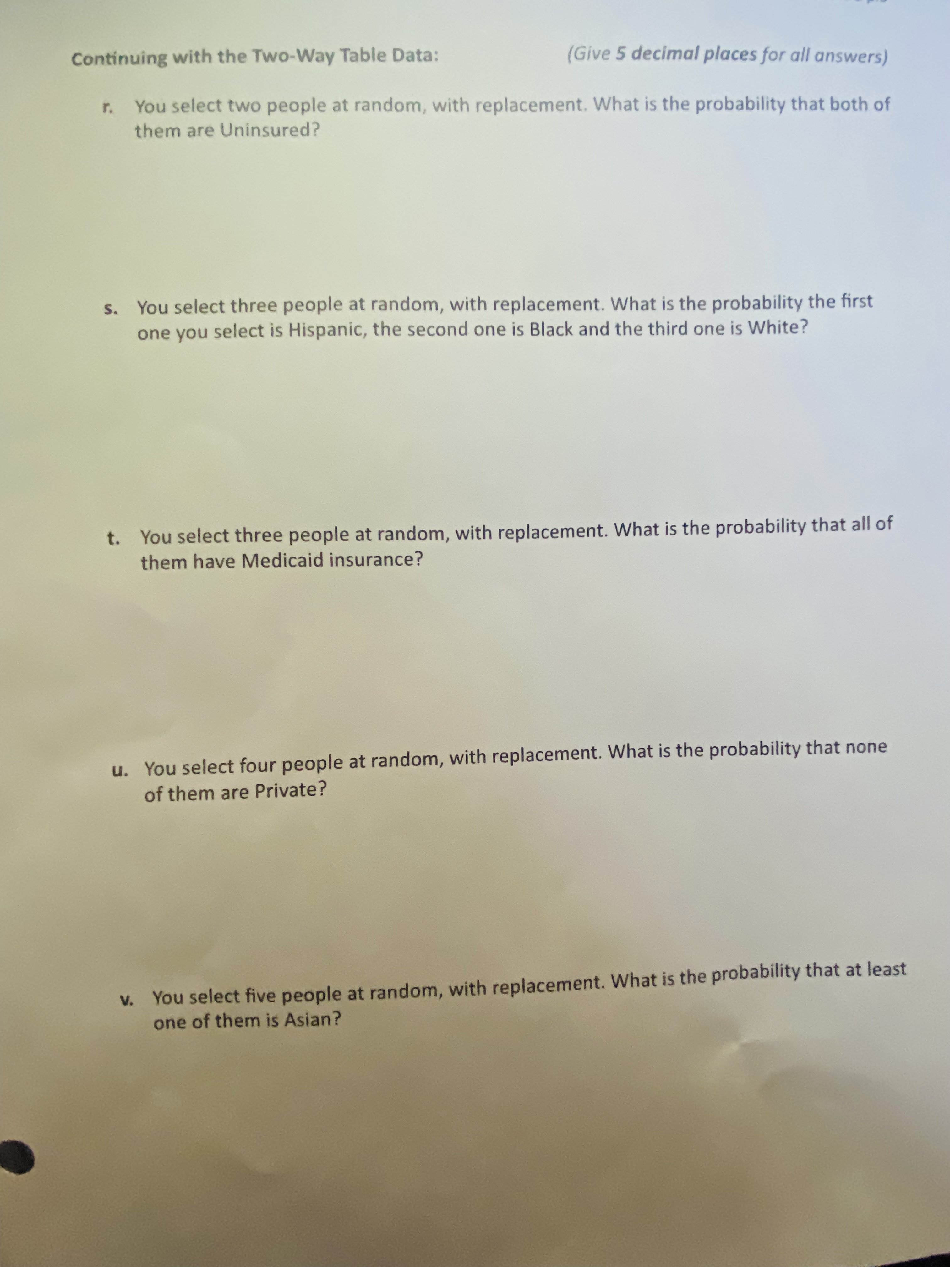 44 597 Hispanic 933 581 231 1745 Total 6863 2260 931 10054