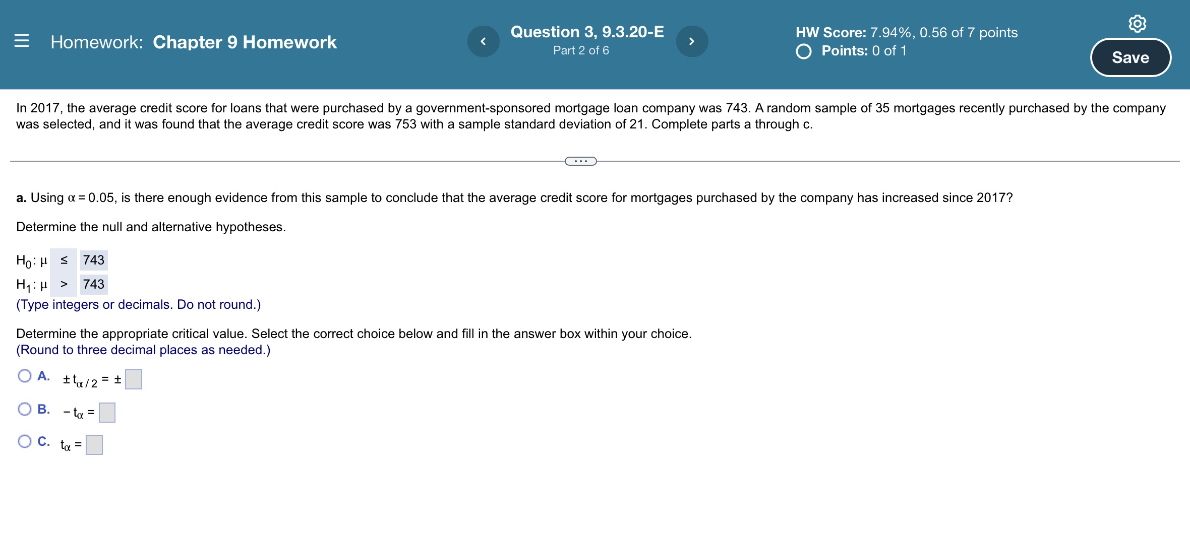 Please help with A to C , thanks Question 3, 9.3.20-E )