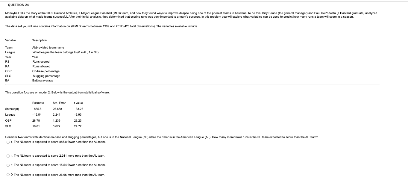 is the number of quarters elapsed since the beginning of the series.