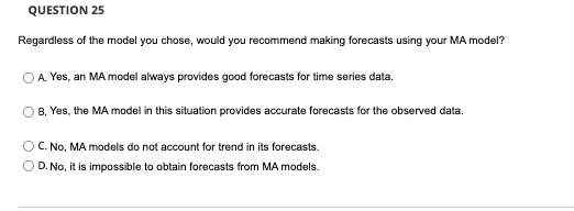 Using this trend-only model, the predicted sales for the second quarter of