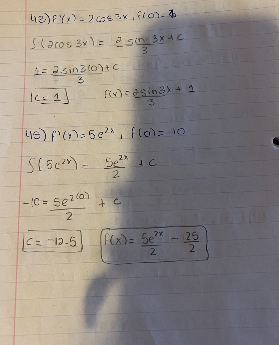 5x - 4 cos 2x) dx 1. x6 dx 2. x dx