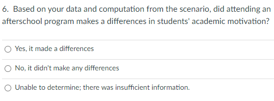 should use a test. (:3 one-tailed ID two-tailed 2. Using the scenario
