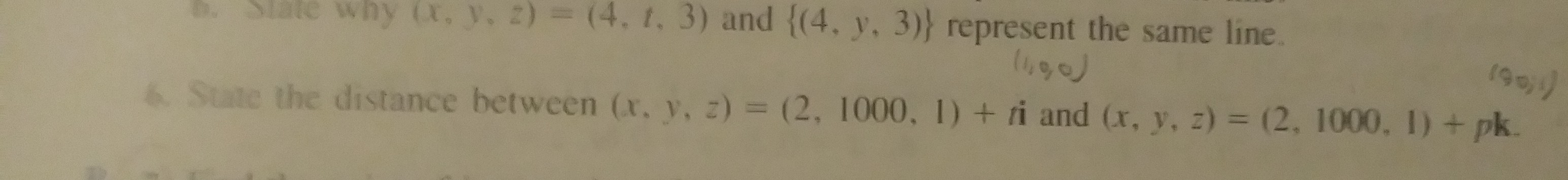 why (, V. 2) = (4. 1. 3) and {(4. y.