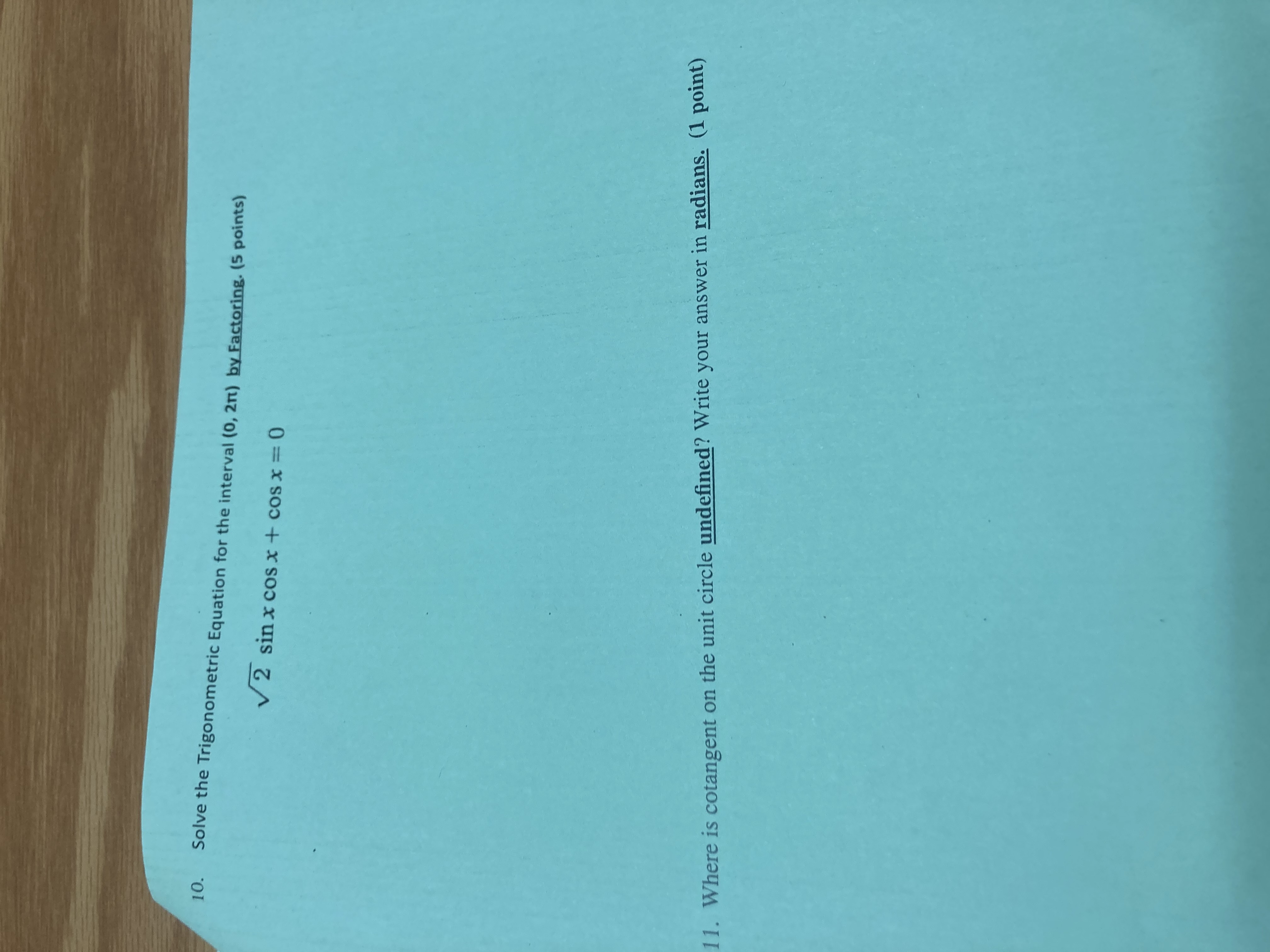 the questions on the test I uploaded. I only answered the first