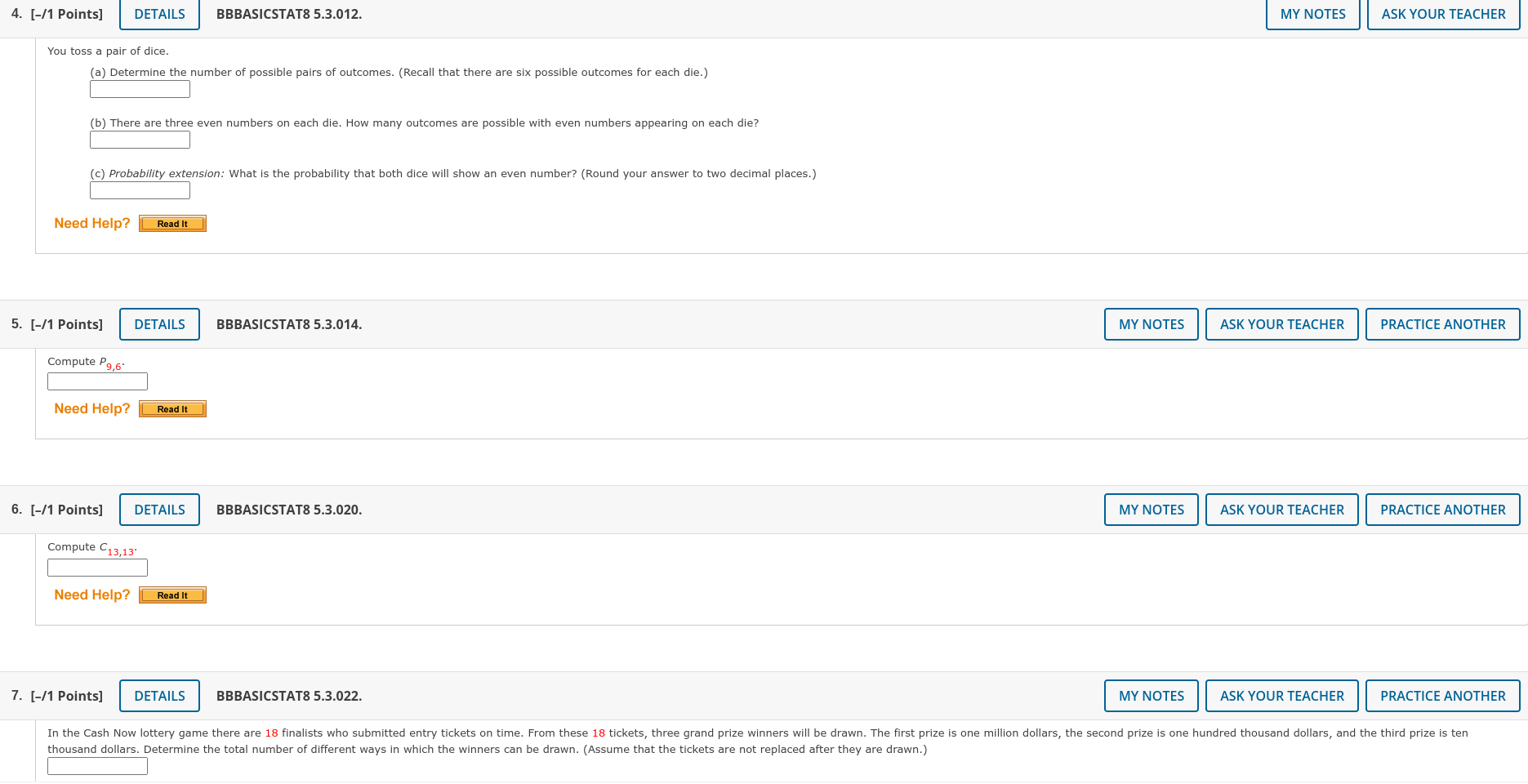 TEACHER Consider the following. (a) Draw a tree diagram to display all