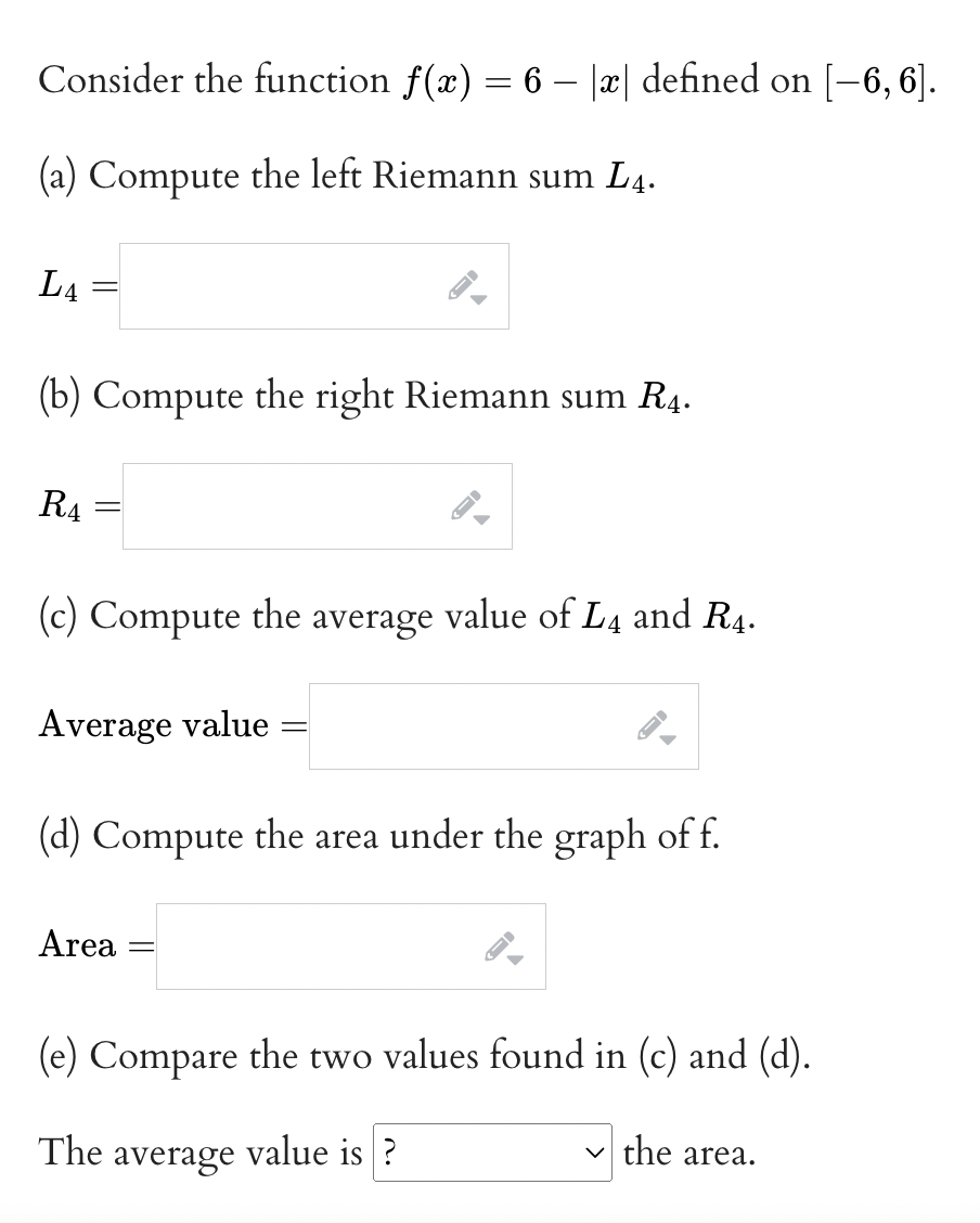 of this left endpoint Riemann sum is - , and this Riemann
