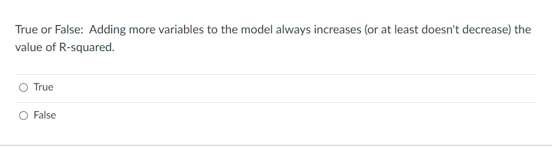 model? 0 The relationship between the response variable and the predictor variable