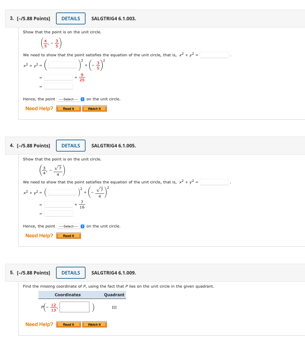 we arrive at the (---Select--- @ point determined by t. (b) What