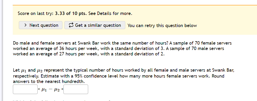 Next question 8 Get a similar question You can retry this question