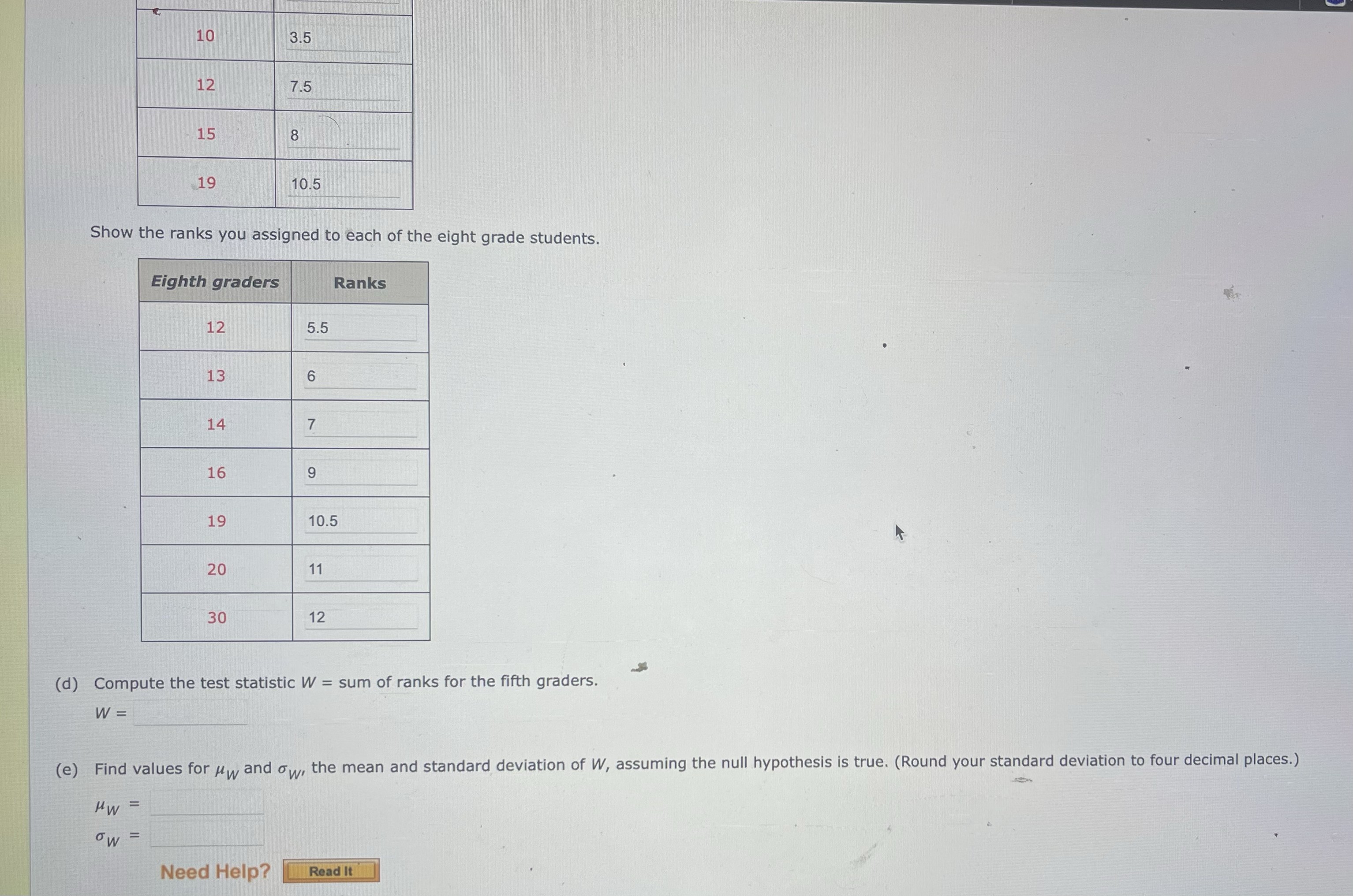 eighth-grade students were tested to see how many states in the United
