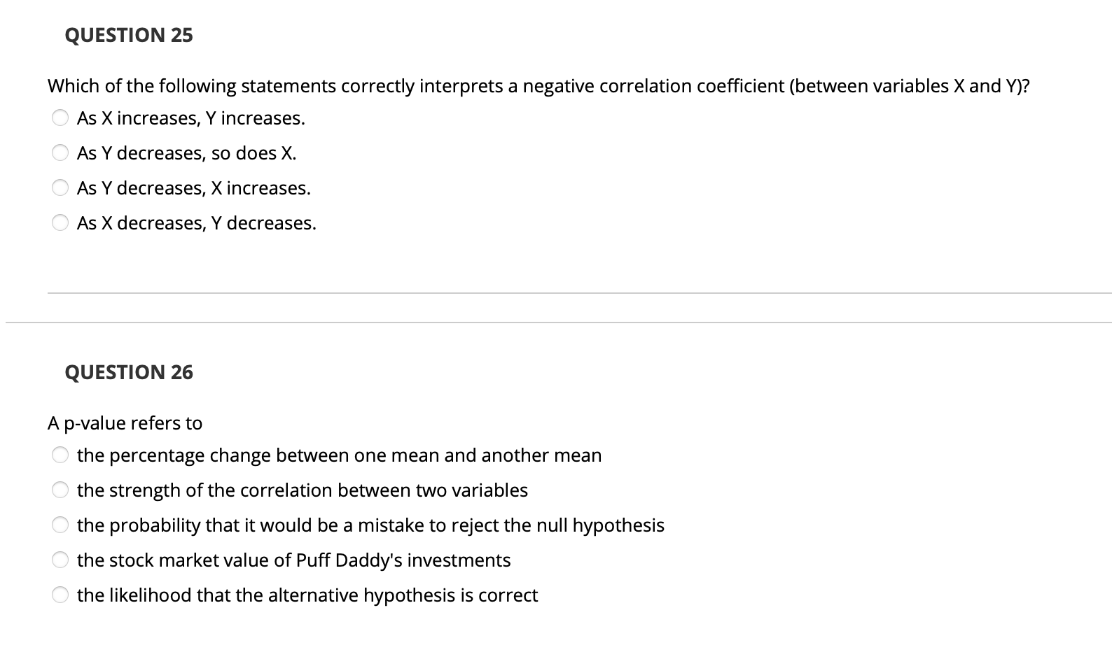 p 1.96. O We should reject the null hypothesis because p