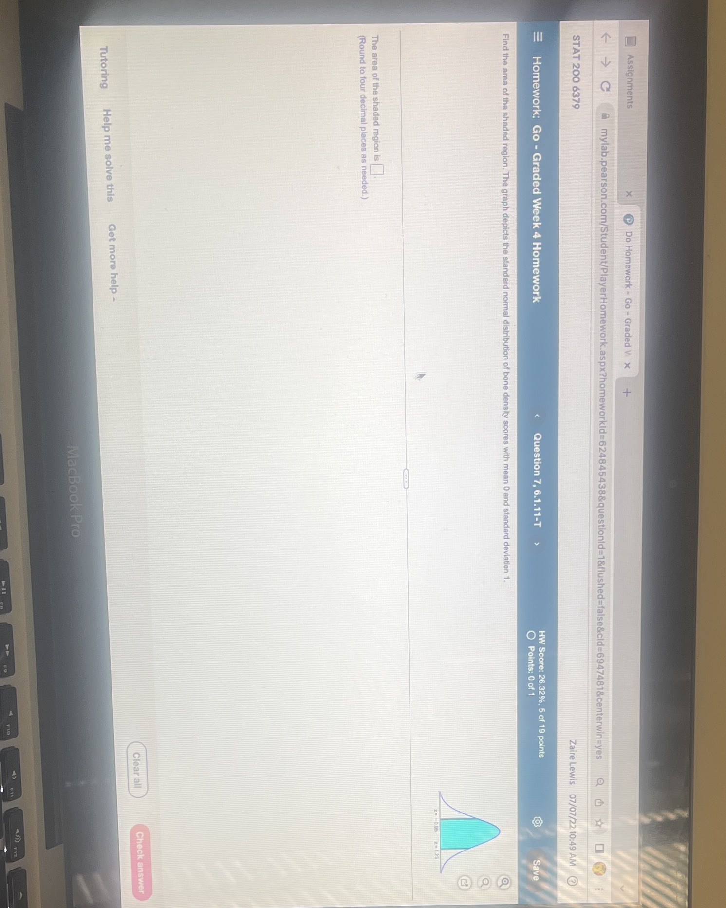 Assignments x Do Homework - Go - Graded W x +