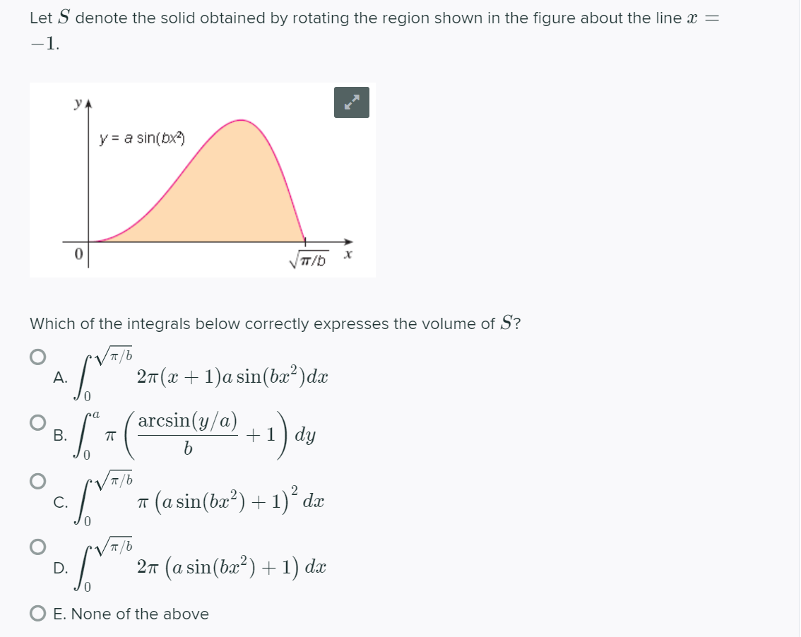 S'? O / T/b A. 2ra sin (bac? ) dac O TT
