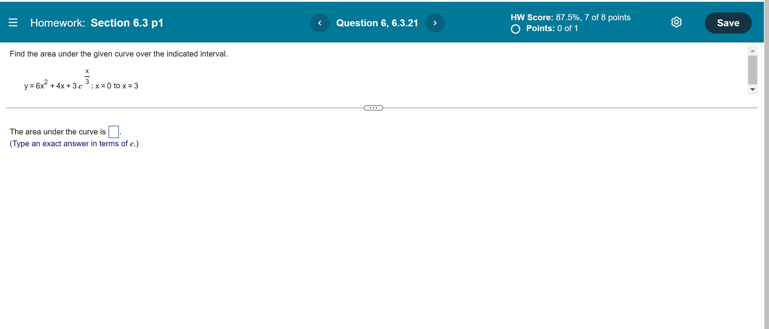 given by v(t) = 9t +2t. How far does it travel from