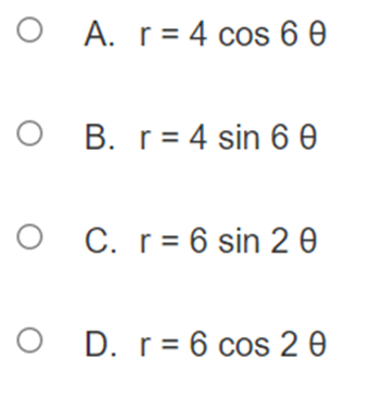 -1.5y= 0 O D. x2+ y2 - 2.25x = 0Convert the rectangular