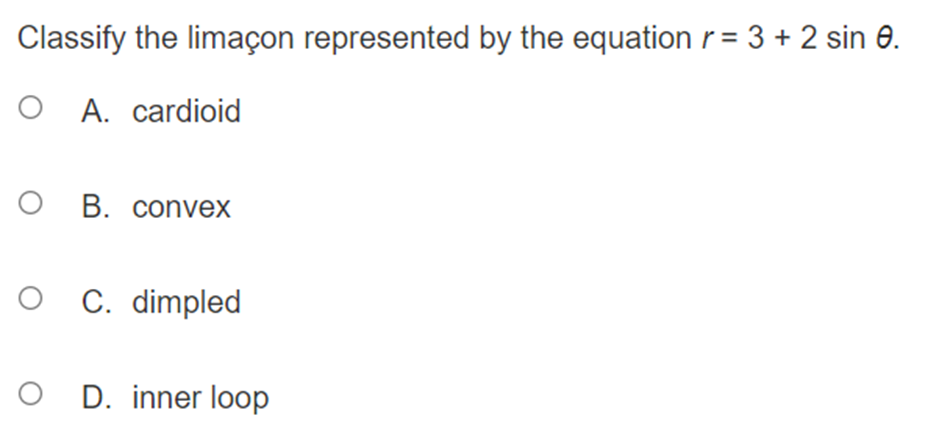Use the graph to answer the question. Which equation represents the given