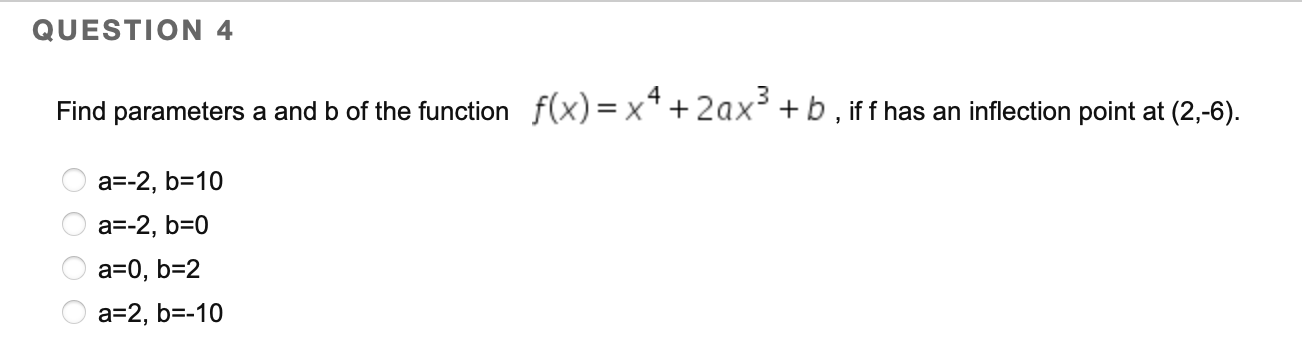 (X) = XI + 2 ax 3 + b , if f
